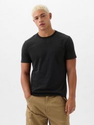 GAP Koszulka w kolorze czarnym rozmiar: L. Czarne bezrękawniki GAP, l, bez wzorów, z bawełny, bez kołnierzyka, bez ramiączek. Za 53.17 zł.