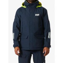 Kurtka przeciwdeszczowa męska Helly Hansen Pier 4.0 Jacket. Niebieskie kurtki Helly Hansen, m, bez wzorów, bez kaptura. Za 1,185.99 zł.