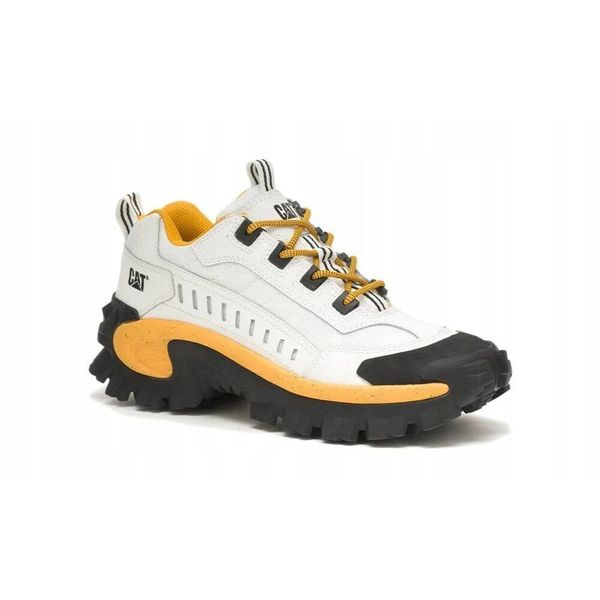 Buty do chodzenia Męskie Caterpillar Cat Intruder. Białe buty sportowe casual CATerpillar, bez wzorów, bez zapięcia. Za 449.99 zł.