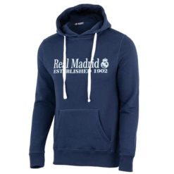 Real Madryt 1902 - niebieska bluza z kapturem - M. Niebieskie bluzy z kapturem REAL MADRID, m, bez wzorów, z kapturem. Za 206.84 zł.