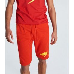 Dresowe szorty Good vibes - Czerwony. Krótkie spodenki sportowe marki Cropp. Za 69.99 zł.