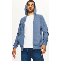 Gładka bluza z kapturem BASIC - Niebieski. Bluzy marki Cropp. Za 89.99 zł.