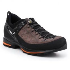 Buty trekkingowe męskie Salewa MS Mtn Trainer 2 M. Czarne trekkingi Salewa, bez wzorów, z gumy, bez zapięcia. Za 757.00 zł.