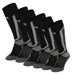 Skarpety snowboardowe Xtreme, 6 par, Multi Czarny. Czarne skarpety XTREME SOCKSWEAR, bez wzorów. Za 499.99 zł.