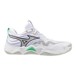 Buty halowe Mizuno Wave Momentum Elite. Białe buty do biegania Mizuno, bez wzorów, bez zapięcia, do biegania, mizuno wave. Za 742.95 zł.