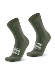 Skarpetki rowerowe Rockbros. Zielone skarpetki sportowe ROCKBROS, bez wzorów, z elastanu. Za 51.60 zł.