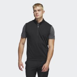 Kurtka bez rękawów z zamkiem błyskawicznym 1/4 adidas. Czarne kurtki Adidas, m, bez wzorów, bez kaptura. Za 329.00 zł.