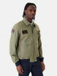 Aeronautica Militare Kurtka bomber 261AB3049UCT04290 Zielony Regular Fit. Zielone kurtki Aeronautica Militare, m, bez wzorów, z syntetyku, bez kaptura. Za 1,349.00 zł.