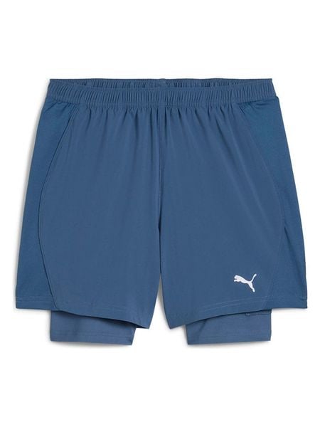 Puma Szorty 2w1 "Velocity" w kolorze niebieskim do biegania rozmiar: M. Niebieskie szorty Puma, m, bez wzorów, z materiału, sportowe. Za 122.09 zł.