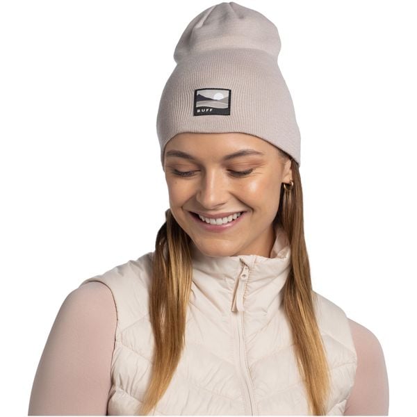 Czapka BUFF KNITTED BEANIE LILON LONG. Szare czapki zimowe Buff, bez wzorów. Za 94.99 zł.