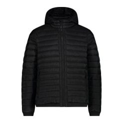 Kurtka z kapturem CMP. Czarne kurtki narciarskie i snowboardowe CMP, m, bez wzorów, z puchu, narciarskie. Za 611.60 zł.