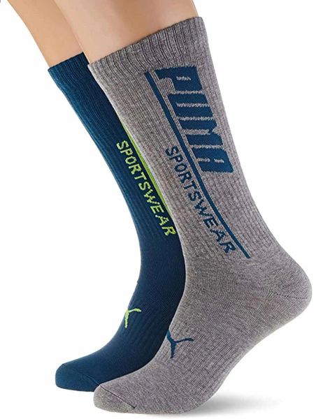 Skarpety Męskie Puma Seasonal Sportwear Skarpety Zielone 43-46. Zielone skarpetki sportowe Puma, bez wzorów, z bawełny. Za 111.99 zł.