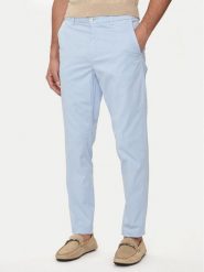 Boss Chinosy Kaiton 50505392 Błękitny Slim Fit. Niebieskie eleganckie spodnie Boss, m, z bawełny. Za 649.99 zł.