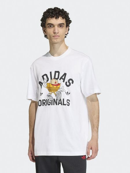 Adidas Koszulka w kolorze białym rozmiar: XL. Białe bezrękawniki Adidas, xl, bez wzorów, z bawełny, bez kołnierzyka, bez ramiączek. Za 112.36 zł.