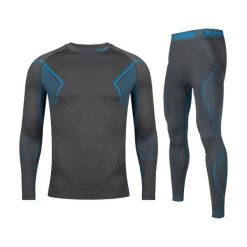 Bielizna termoaktywna trekkingowa męska Alpinus Active Base Layer Set. Niebieskia bielizna termoaktywna Alpinus, m, bez wzorów, bez ramiączek. Za 313.03 zł.