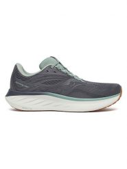Saucony Buty "Ride 18" w kolorze szarym do biegania rozmiar: 45. Szare buty do biegania Saucony, bez wzorów, z materiału, bez zapięcia, do biegania. Za 313.27 zł.