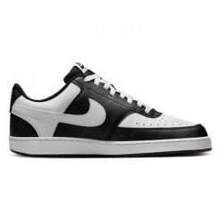 Buty do chodzenia męskie Nike Court Vision Low. Białe buty sportowe casual Nike, bez wzorów, z gumy, bez zapięcia, nike court. Za 415.00 zł.