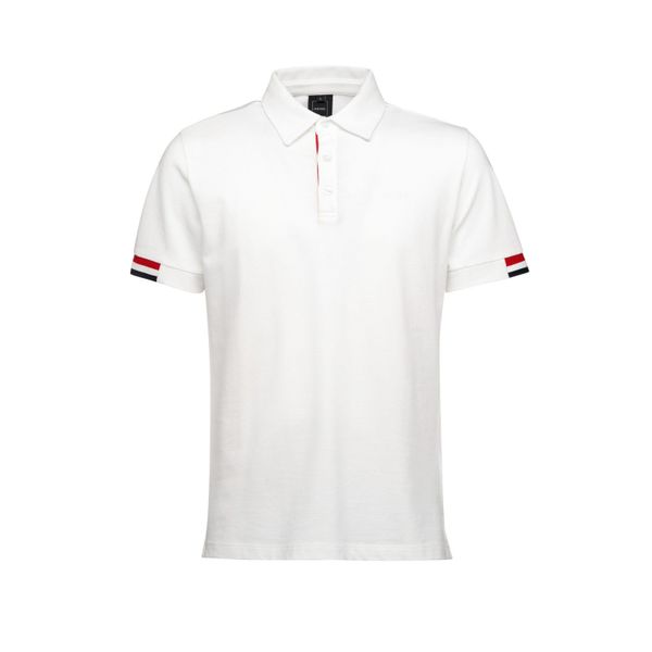 Polo Geox Polo Piquet 2. Białe koszulki polo Geox, m, bez wzorów, bez kołnierzyka, bez ramiączek. W wyprzedaży za 201.50 zł.