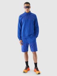 4F Spodenki casual męskie - niebieskie L. Niebieskie szorty 4F, l, bez wzorów, z bawełny, casualowe. W wyprzedaży za 79.99 zł.
