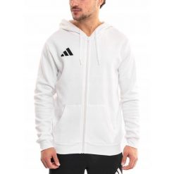 Bluza Męska adidas Entrada 26 z Kapturem Rozsuwana Sportowa Bawełniana XXL. Białe bluzy z kapturem Adidas, m, bez wzorów, z bawełny, z kapturem. Za 144.99 zł.