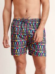 Admas Szorty kąpielowe ze wzorem rozmiar: S. Kąpielówki admas, s, bez wzorów, z materiału. Za 86.99 zł.