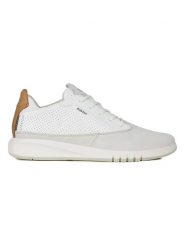 Geox Sneakersy "Aerantis" w kolorze białym rozmiar: 44. Białe buty sportowe casual Geox, bez wzorów, bez zapięcia. Za 341.95 zł.