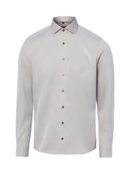 Finshley & Harding koszula biznesowa - non-iron Mężczyźni Slim Fit Bawełna szary, 38. Szare koszule Finshley & Harding, m, bez wzorów, z bawełny, bez kołnierzyka, bez ramiączek. Za 199.95 zł.