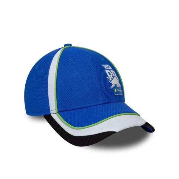 Czapka 5 Panel Visa Cash App Racing Bulls 9Forty. Białe czapki z daszkiem New Era, bez wzorów, z materiału. Za 242.70 zł.