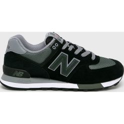 New Balance - Buty ML574FNA. Czarne buty sportowe casual New Balance, bez wzorów, z gumy, z okrągłym noskiem, bez zapięcia. Za 349.90 zł.
