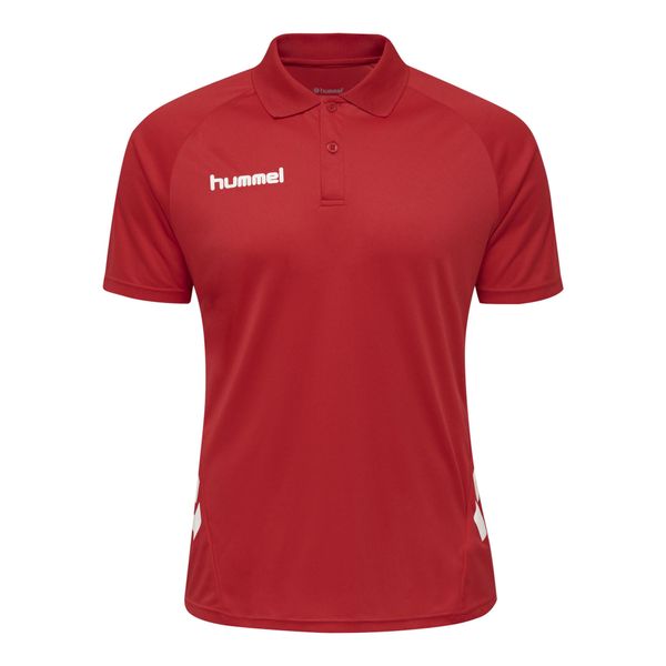 Polo Hummel hmlPROMO. Białe koszulki polo Hummel, m, bez wzorów, bez kołnierzyka, bez ramiączek, na fitness i siłownię. W wyprzedaży za 80.00 zł.