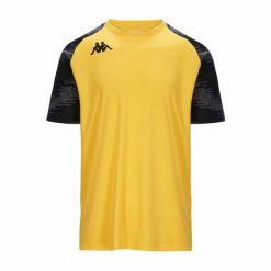 Koszulka Kappa Daverno. Czarne t-shirty sportowe Kappa, bez wzorów, bez ramiączek, na fitness i siłownię. Za 168.50 zł.