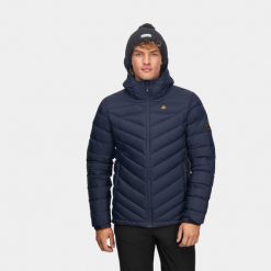 Kurtka męska puchowa Alpinus Monviso puch kaczy. Niebieskie kurtki Alpinus, m, bez wzorów, z puchu, bez kaptura. Za 699.00 zł.