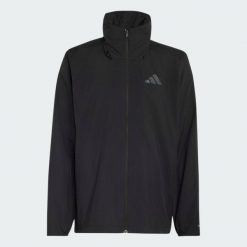 Kurtka przeciwdeszczowa Terrex Multi Essentials 2 Layer. Brązowe kurtki Adidas, l, bez wzorów, z materiału, bez kaptura. Za 439.00 zł.