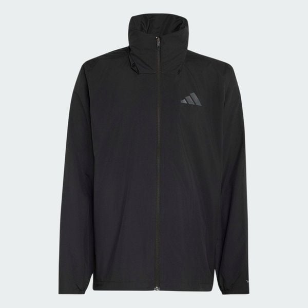 Kurtka przeciwdeszczowa Terrex Multi Essentials 2 Layer. Brązowe kurtki Adidas, l, bez wzorów, z materiału, bez kaptura. Za 439.00 zł.