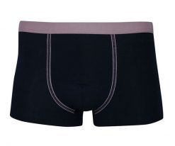 Bokserki Obcisłe, Granatowe z Fioletową Gumką, Bawełniane, Majtki -ALTIES- z Elastanem. Niebieskie bokserki Alties, m, bez wzorów, z bawełny. Za 35.00 zł.