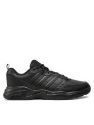 Adidas Sneakersy EG2656 Czarny. Czarne buty sportowe casual Adidas, bez wzorów, ze skóry, bez zapięcia. Za 219.99 zł.