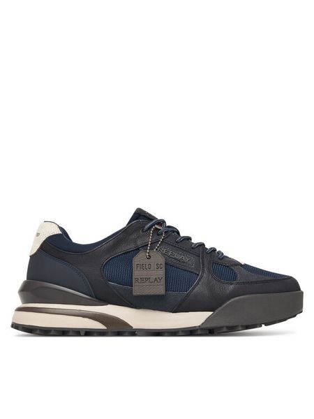 REPLAY Sneakersy GMSG9.000.C0200L Granatowy. Niebieskie buty sportowe casual Replay, bez wzorów, ze skóry, bez zapięcia. Za 694.99 zł.