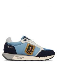 Aeronautica Militare Sneakersy 261SC0292UCT03331 Niebieski. Niebieskie buty sportowe casual Aeronautica Militare, bez wzorów, z materiału, bez zapięcia. Za 499.99 zł.