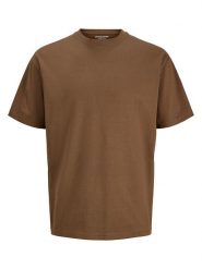 Jack & Jones Koszulka "Organic" w kolorze jasnobrązowym rozmiar: M. Brązowe bezrękawniki Jack & Jones, m, bez wzorów, z bawełny, bez kołnierzyka, bez ramiączek. Za 65.85 zł.