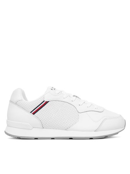 Tommy Hilfiger Sneakersy Maxlite 1A FM0FM05740 Biały. Białe buty sportowe casual Tommy Hilfiger, bez wzorów, ze skóry, bez zapięcia. Za 284.99 zł.