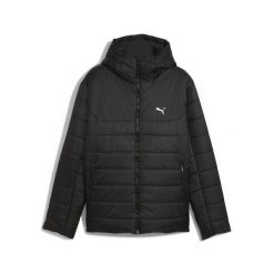 Męska kurtka wyściełana Essentials z kapturem PUMA. Czarne kurtki Puma, na jesień, m, bez wzorów, z materiału, z kapturem. Za 279.00 zł.