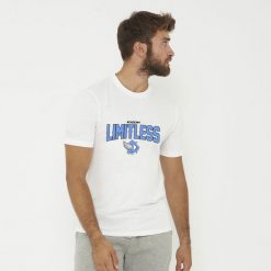 T-Shirt Legea Limitless Dorosłych. Białe t-shirty sportowe Legea, bez wzorów, z bawełny, bez ramiączek, na fitness i siłownię. Za 52.00 zł.