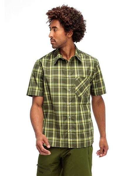 Maier Sports Koszula funkcyjna "Mauro" w kolorze żółto-oliwkowym rozmiar: 50. Brązowe koszule Maier Sports, bez wzorów, z materiału, bez ramiączek, outdoorowe. Za 97.05 zł.