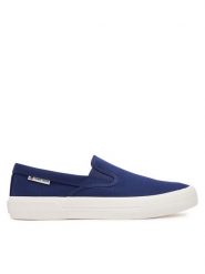 Tommy Jeans Tenisówki Slip On Canvas Color EM0EM01544 Granatowy. Niebieskie trampki Tommy Jeans, m, bez wzorów, bez zapięcia. Za 179.99 zł.