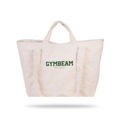 Torba fitness płócienna 30 l beżowa Athletic Club. Brązowe torby na laptopa GYMBEAM. Za 75.90 zł.
