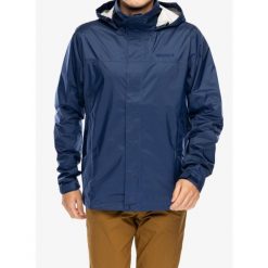 Kurtka przeciwdeszczowa Marmot PreCip Eco Jacket. Niebieskie kurtki przeciwdeszczowe Marmot, xl, bez wzorów, bez kaptura. Za 559.50 zł.
