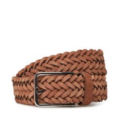 Pasek Męski Calvin Klein. Brązowe paski CALVIN KLEIN, bez wzorów. Za 209.99 zł.