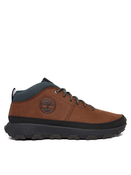 Timberland Sneakersy Winsor Trail Mid Lace TB0A41X7W071 Brązowy. Brązowe buty sportowe casual Timberland, bez wzorów, z nubiku, bez zapięcia. Za 489.99 zł.