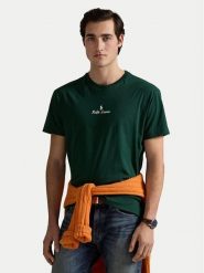 Polo Ralph Lauren T-Shirt 710981370006 Zielony Classic Fit. Zielone koszulki polo sportowe Polo Ralph Lauren, m, bez wzorów, z bawełny, bez kołnierzyka, bez ramiączek. Za 359.99 zł.
