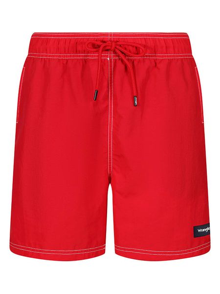Wrangler Szorty kąpielowe "Calico" w kolorze czerwonym rozmiar: M. Czerwone kąpielówki Wrangler, m, bez wzorów. Za 71.23 zł.